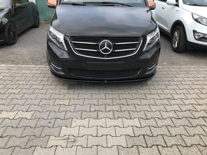 Front Ansatz für v.1 Mercedes V-Klasse W447 schwarz matt