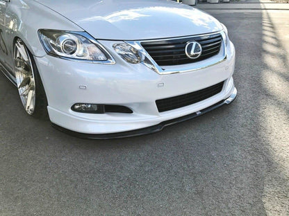 Front Ansatz V.2 für Lexus GS 300 Mk3 Facelift schwarz Hochglanz
