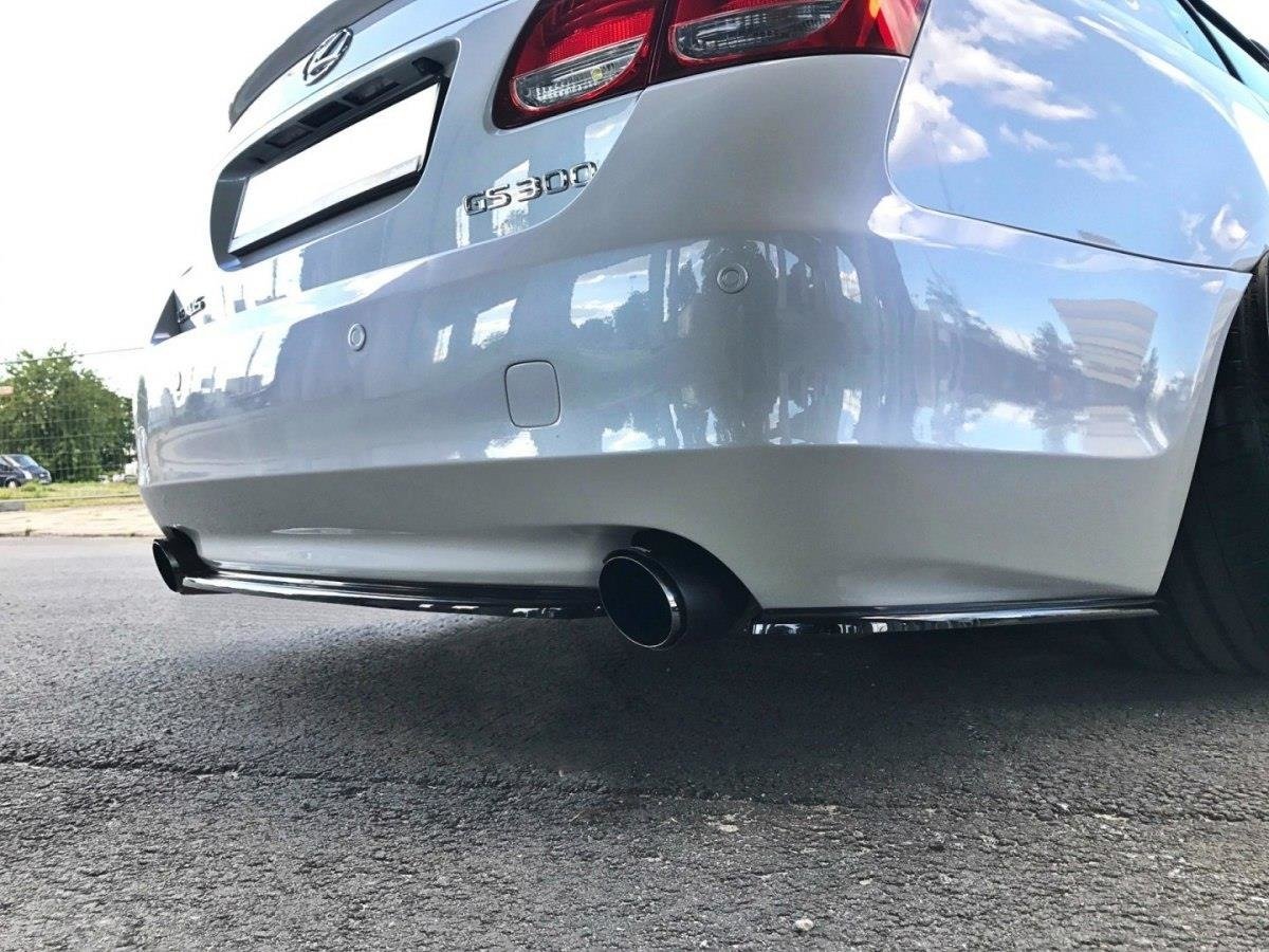 Mittlerer Diffusor Heck Ansatz für Lexus GS 300 Mk3 Facelift  Carbon Look