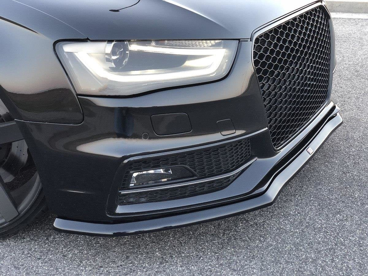 Front Ansatz V.1 für Audi S4 / A4 S-Line B8 FL schwarz matt