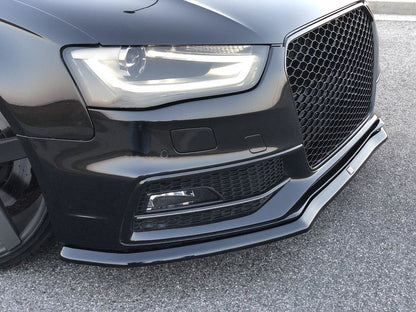 Front Ansatz V.1 für Audi S4 / A4 S-Line B8 FL schwarz matt