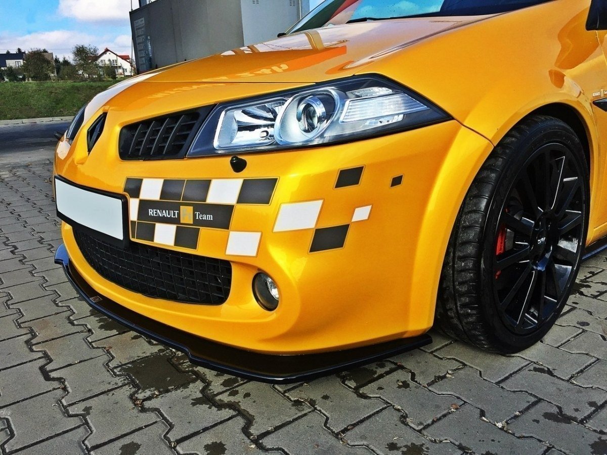 Front Ansatz für RENAULT MEGANE II RS schwarz matt