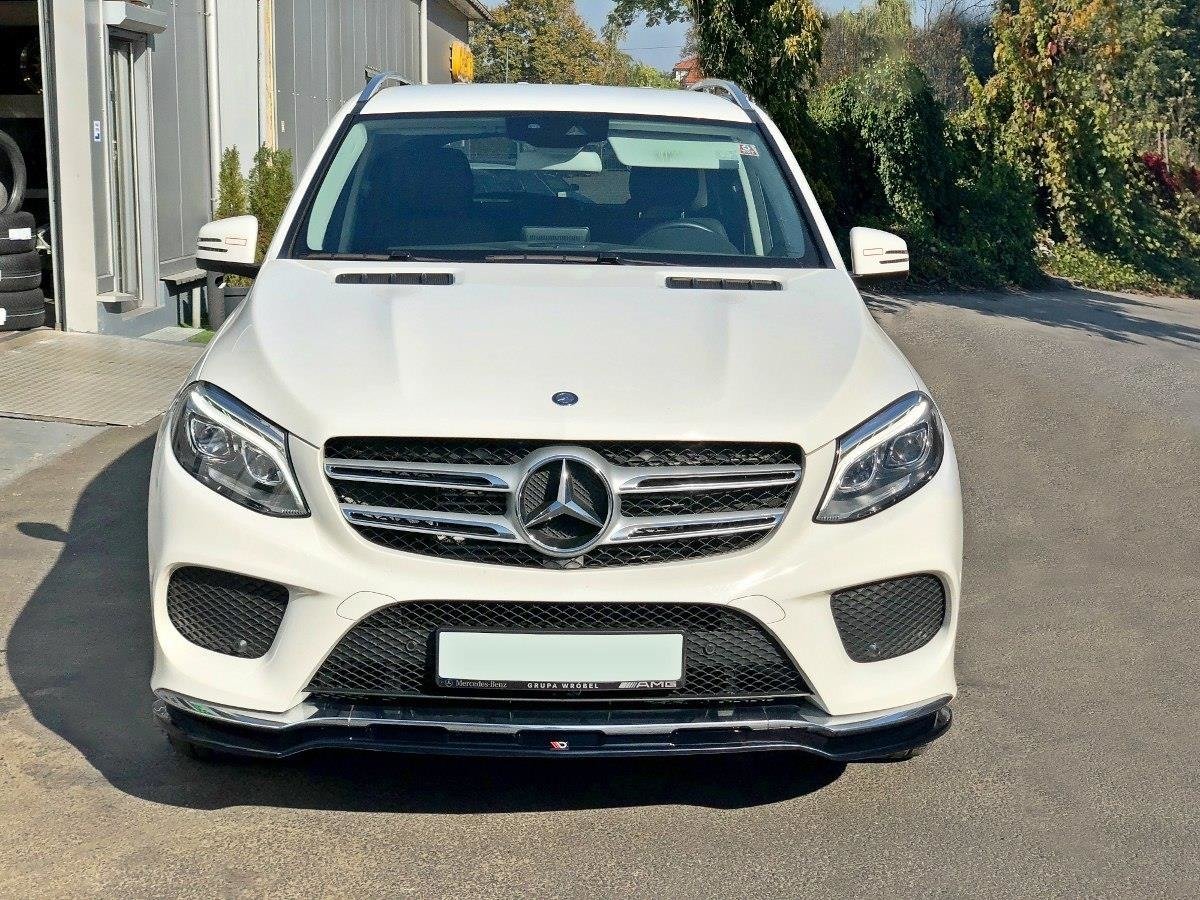 Front Ansatz V.1 für Mercedes GLE W166 AMG-Line schwarz matt