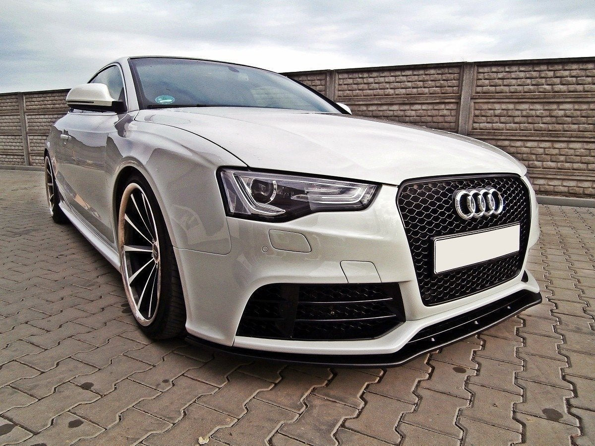 Front Ansatz für AUDI RS5 8T schwarz Hochglanz