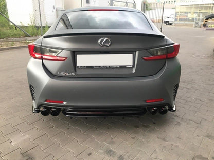 Spoiler CAP für Lexus RC  schwarz Hochglanz