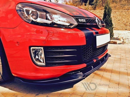 Front Ansatz für VW GOLF 6 GTI 35TH schwarz matt