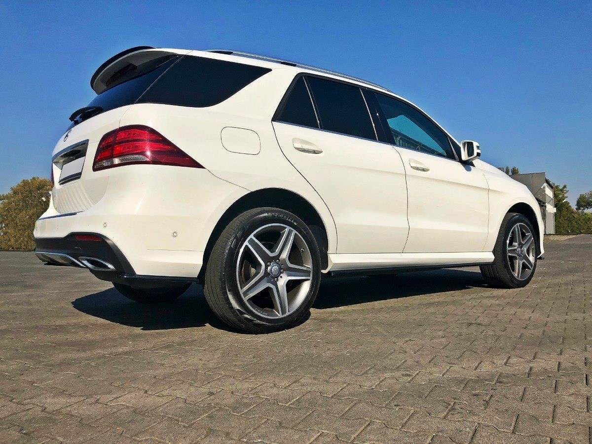 Seitenschweller Ansatz für Mercedes GLE W166 AMG-Line schwarz matt