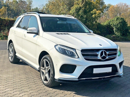 Front Ansatz V.1 für Mercedes GLE W166 AMG-Line schwarz matt