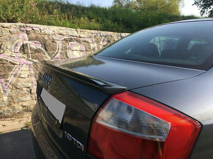 Spoiler CAP für Audi A4 S-Line B6 Limousine schwarz matt