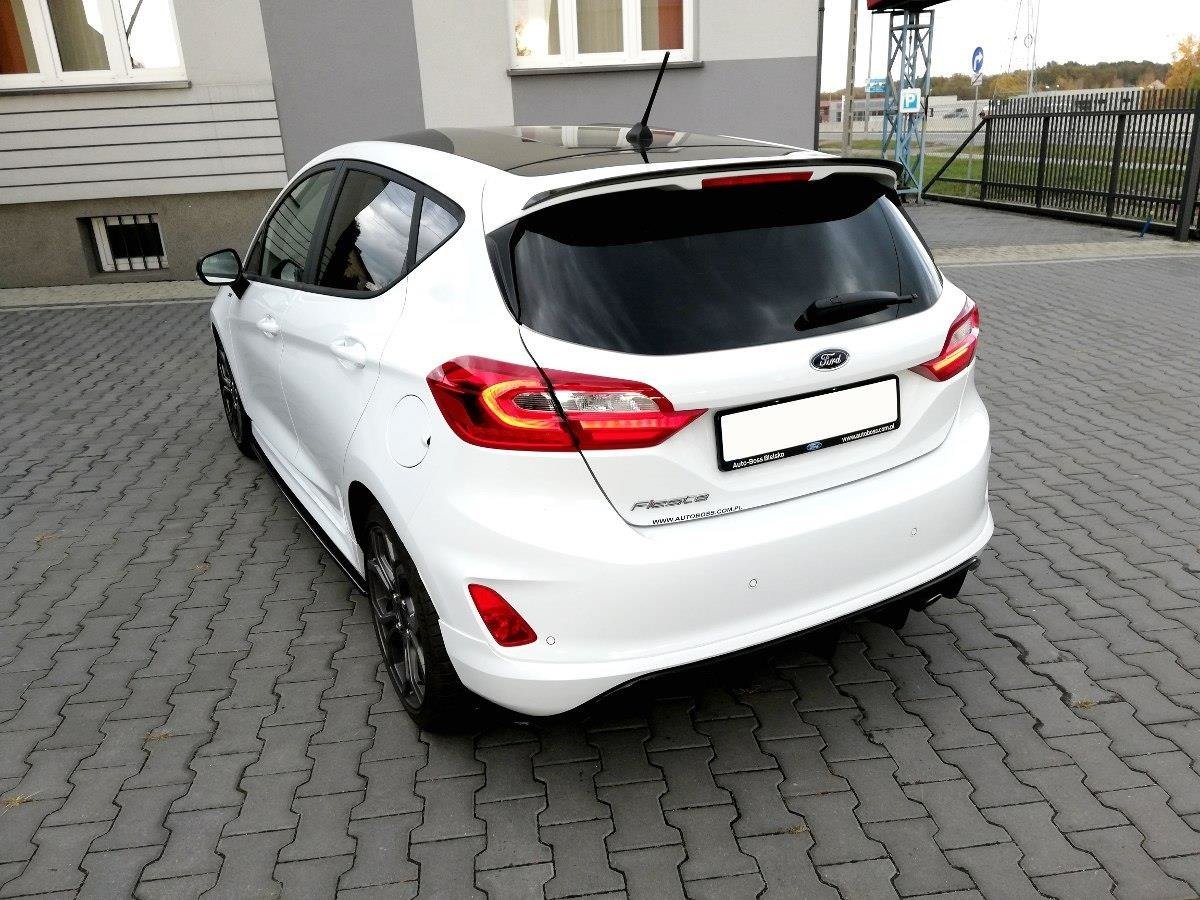Spoiler CAP für Ford Fiesta Mk8  schwarz Hochglanz