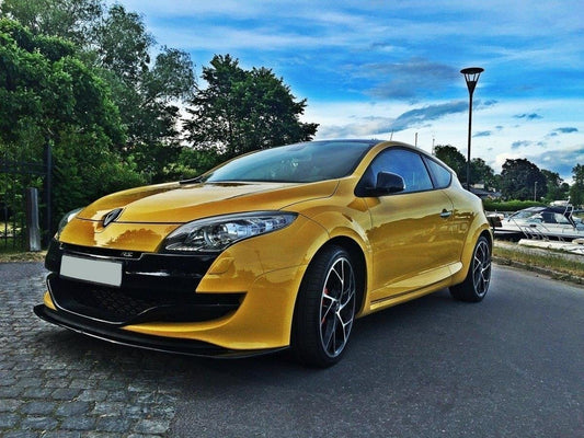 Front Ansatz für RENAULT MEGANE 3 RS v.2 schwarz Hochglanz
