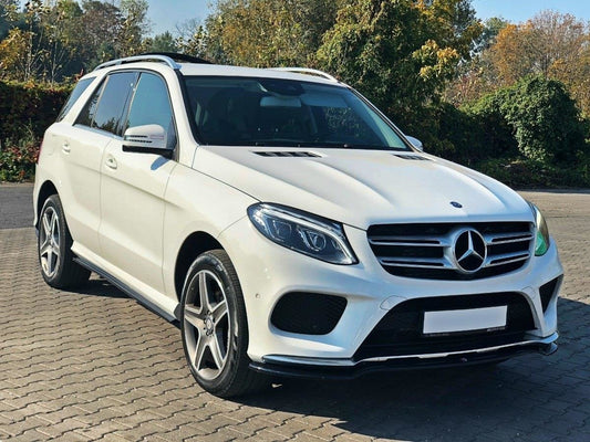 Seitenschweller Ansatz für Mercedes GLE W166 AMG-Line schwarz matt