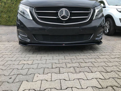 Front Ansatz für v.3 Mercedes V-Klasse W447 schwarz matt
