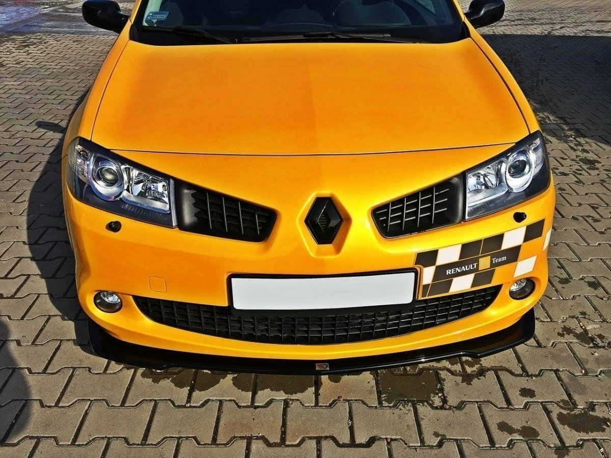 Front Ansatz für RENAULT MEGANE II RS schwarz matt