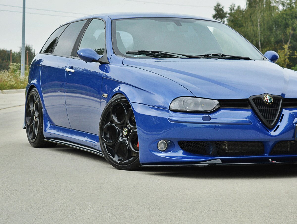 Seitenschweller Ansatz für ALFA ROMEO 156 GTA  Carbon Look