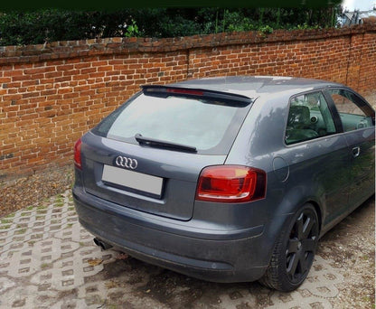 Spoiler CAP für Audi A3 8P / 8P FL schwarz Hochglanz