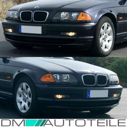 Scheinwerferglas SET + PVC Werkzeug passt für BMW E46 Limousine Touring Vorfacelift