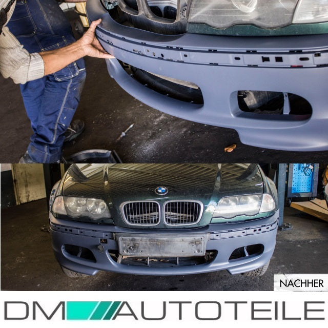Sport Front Stoßstange grundiert passt für BMW E46 Limousine Touring ab 1998>