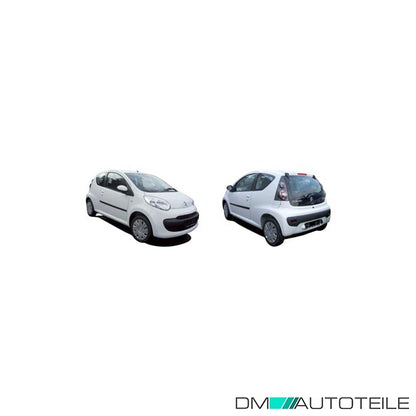 Stoßstange hinten grundiert passt für Citroën C1 PM PN ab 05-14 auch Peugeot 107