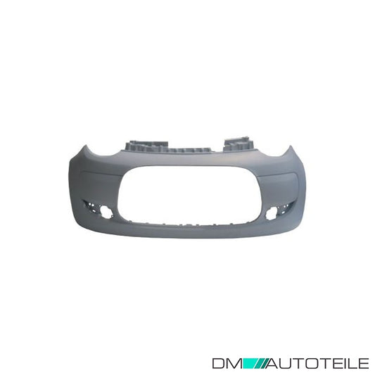 Stoßstange vorne grundiert passt für Citroën C1 PM PN ab 2009-2012 Facelift 1