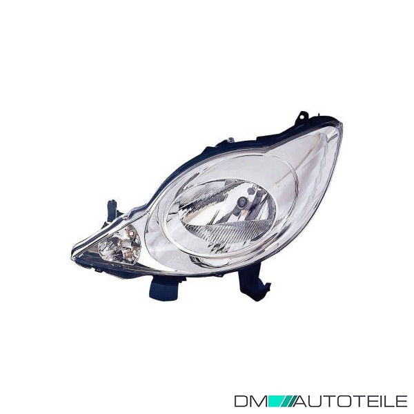 Hauptscheinwerfer Scheinwerfer links H4 passt für Peugeot 107 05-09