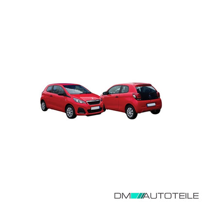 Stoßstangen Gitter Blende schwarz rechts passt für Peugeot 108 Baujahr ab 2014