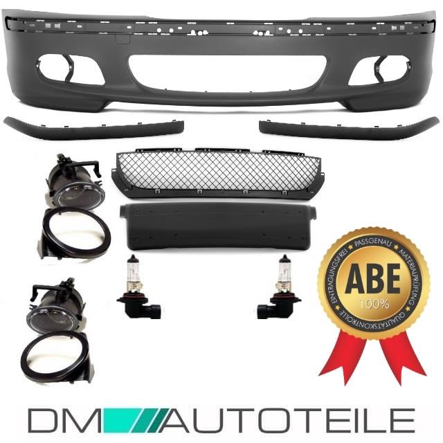 Stoßstange vorne Komplett+ Nebel ABS passt für BMW E46 3er 98-05 +ABE*ZULASSUNG