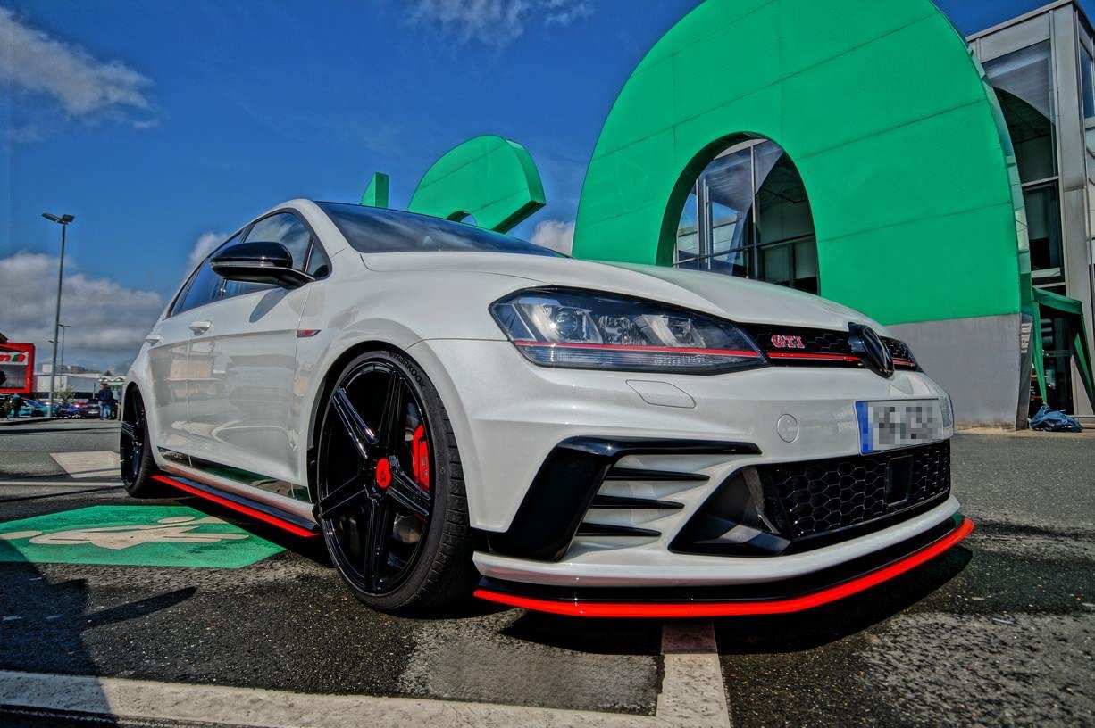Seitenschweller Ansatz für VW GOLF Mk7 GTI CLUBSPORT Carbon Look