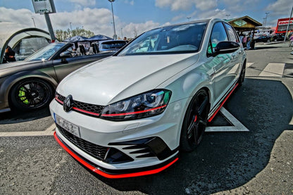Front Ansatz für VW GOLF Mk7 GTI CLUBSPORT schwarz matt