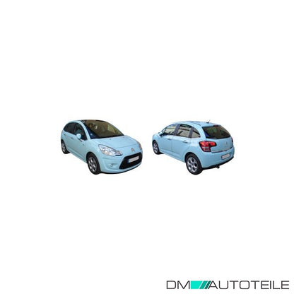 Hauptscheinwerfer rechts H1/H7 mit Motor passt für Citroën C3 II 09-13
