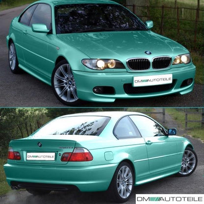 Sport COUPE CABRIO Stoßstange hinten für PDC passt für BMW 3er E46 nicht M-Paket