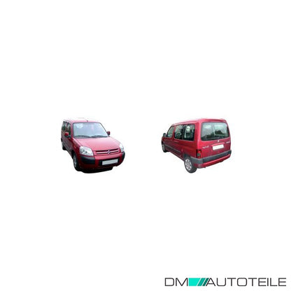 Hauptscheinwerfer links H4 mit Motor passt für Peugeot Partner Combispace 03-08