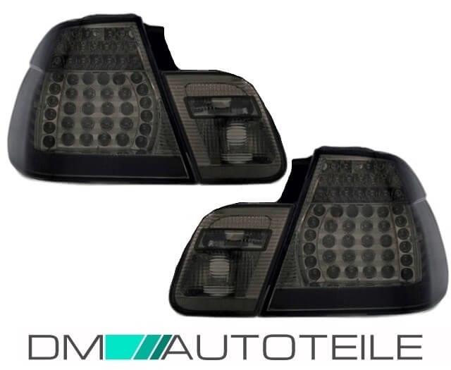 LED Rückleuchten Set Smoke Black passend für BMW E46 Limousine Bj 01-05