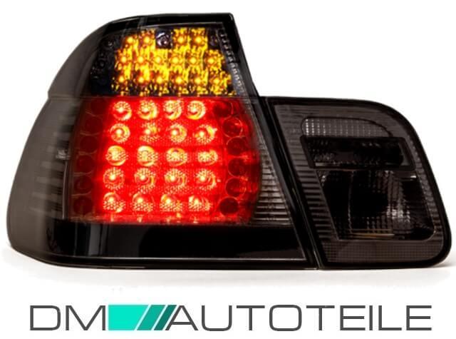 LED Rückleuchten Set Smoke Black passend für BMW E46 Limousine Bj 01-05