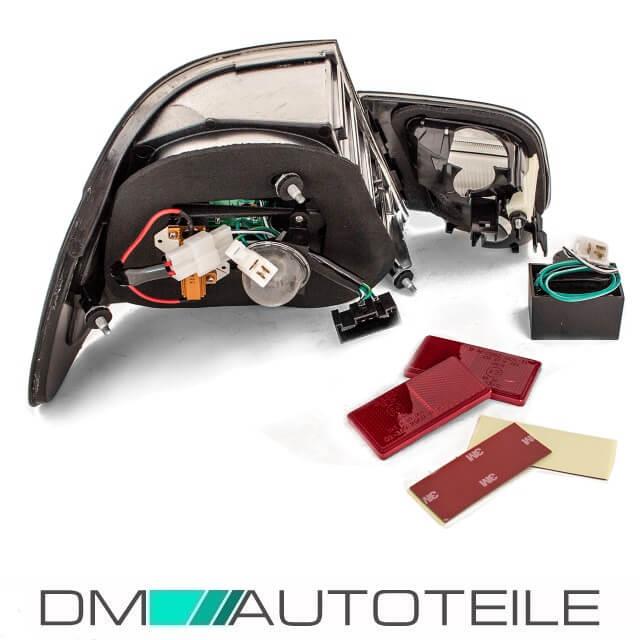 COUPE LED Rückleuchten Set L/R 4-Teilig Schwarz Klarglas passt für BMW E46 99-03