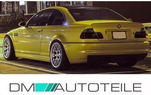 COUPE LED Rückleuchten Set L/R 4-Teilig Schwarz Klarglas passt für BMW E46 99-03