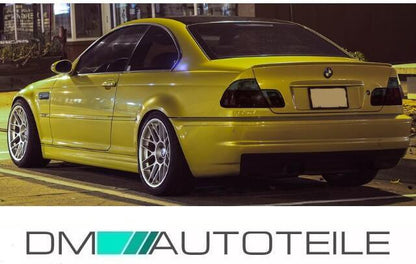 COUPE LED Rückleuchten Set L/R 4-Teilig Schwarz Klarglas passt für BMW E46 99-03