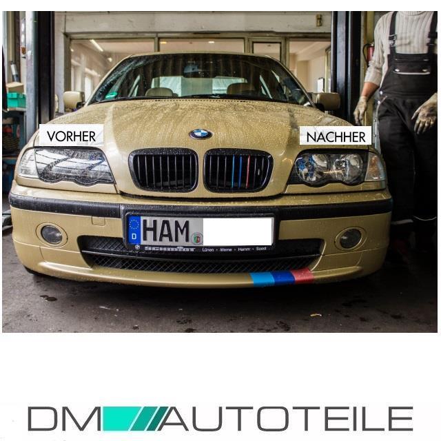 2x Scheinwerfer Glas Set passt für BMW E46 Limousine Touring bj. 98-01 –  Tuning King