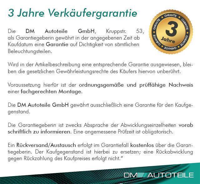Johns, Scheinwerfer Satz passend für BMW E46 Scheinwerferglas-Satz, 3er  09/01-02/05 Streuscheiben-Satz : : Auto & Motorrad