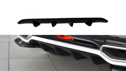 Diffusor Heck Ansatz für CITROEN DS5 schwarz matt