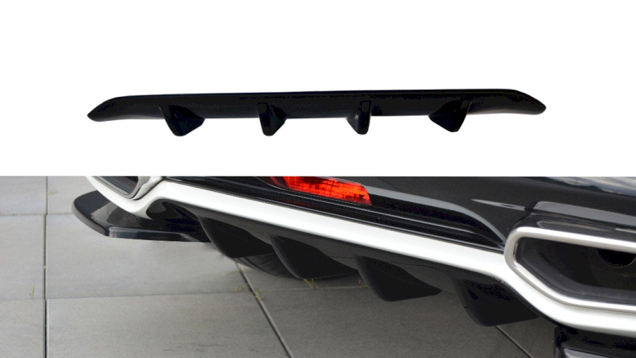 Diffusor Heck Ansatz für CITROEN DS5 Carbon Look