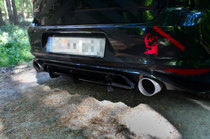 Diffusor Heck Ansatz für Heckschürze für VW GOLF 7 GTI CLUBSPORT