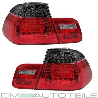 LIMOUSINE LED Rückleuchten SET Rot Smoke abgedunkelt passt für BMW E46 1998-2001