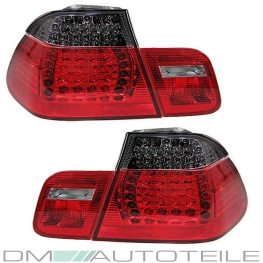 LIMOUSINE LED Rückleuchten SET Rot Smoke abgedunkelt passt für BMW E46 1998-2001