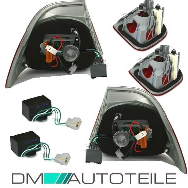 LIMOUSINE LED Rückleuchten SET Rot Smoke abgedunkelt passt für BMW E46 1998-2001