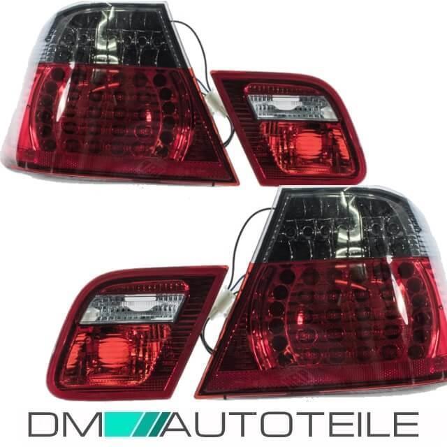 LIMOUSINE LED Rückleuchten SET Rot Smoke abgedunkelt passt für BMW E46 1998-2001