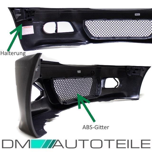Sport Stoßstange Vorne passt für BMW E46 Vorfacelift + NSW + Kühlergrill nicht M3