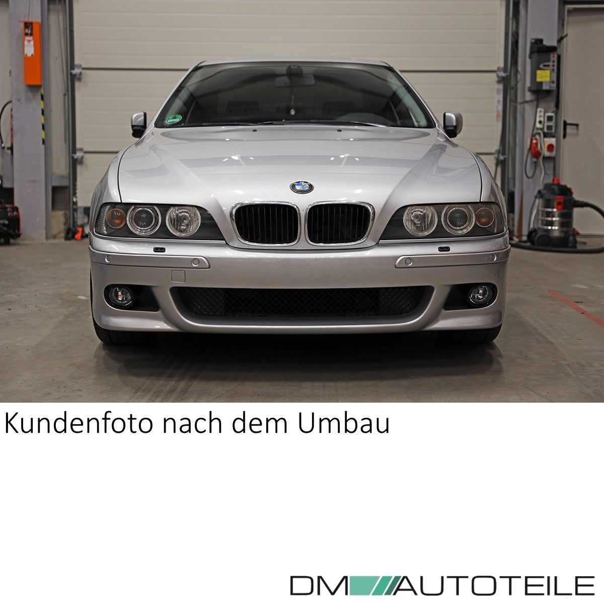 STOßSTANGE vorne+Zubehör+Nebel Set+NIETEN+ABE passt für BMW E39 nicht M5  M-Paket