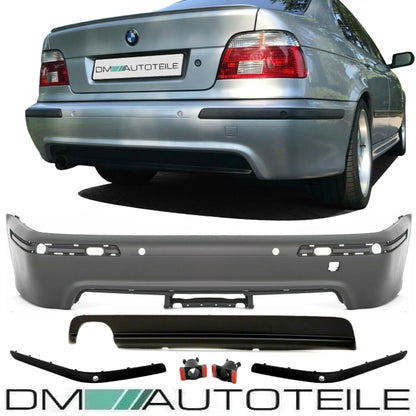 Heck Stoßstange hinten für PDC+Diffusor passt für BMW E39 auch M Paket M5 95-03