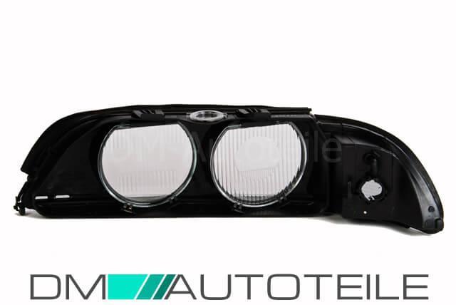 Satz FACELIFT Upgrade Scheinwerfer Gehäuse Blinker Smoke passt für BMW E39 95-00
